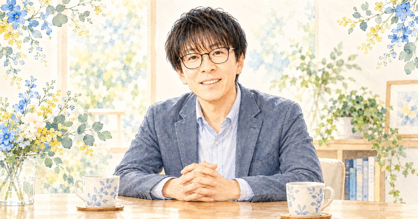 心理カウンセラー 松野正寿のイラスト