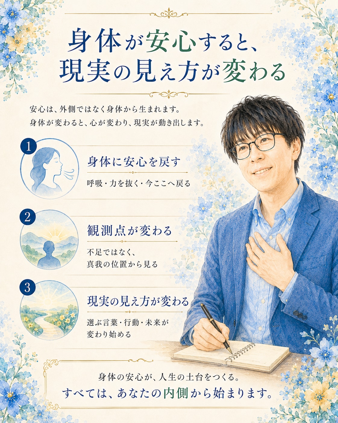 身体の安心と現実の見え方