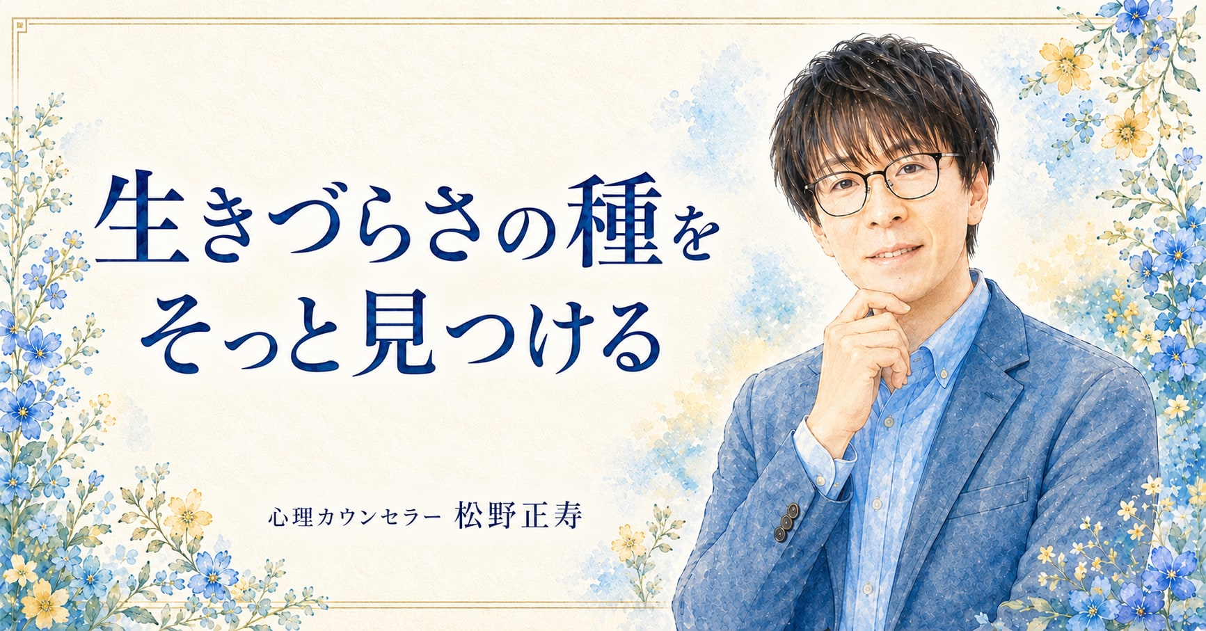 生きづらさの種を そっと見つける