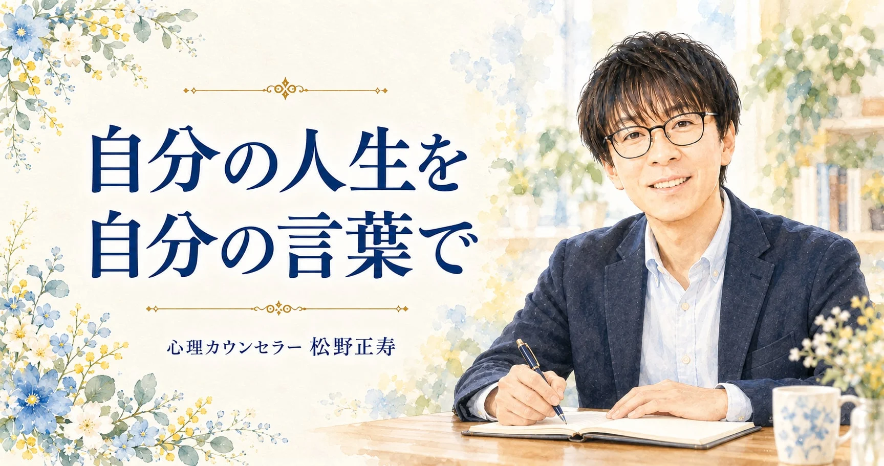 自分の人生を 自分の言葉で（チャコール）