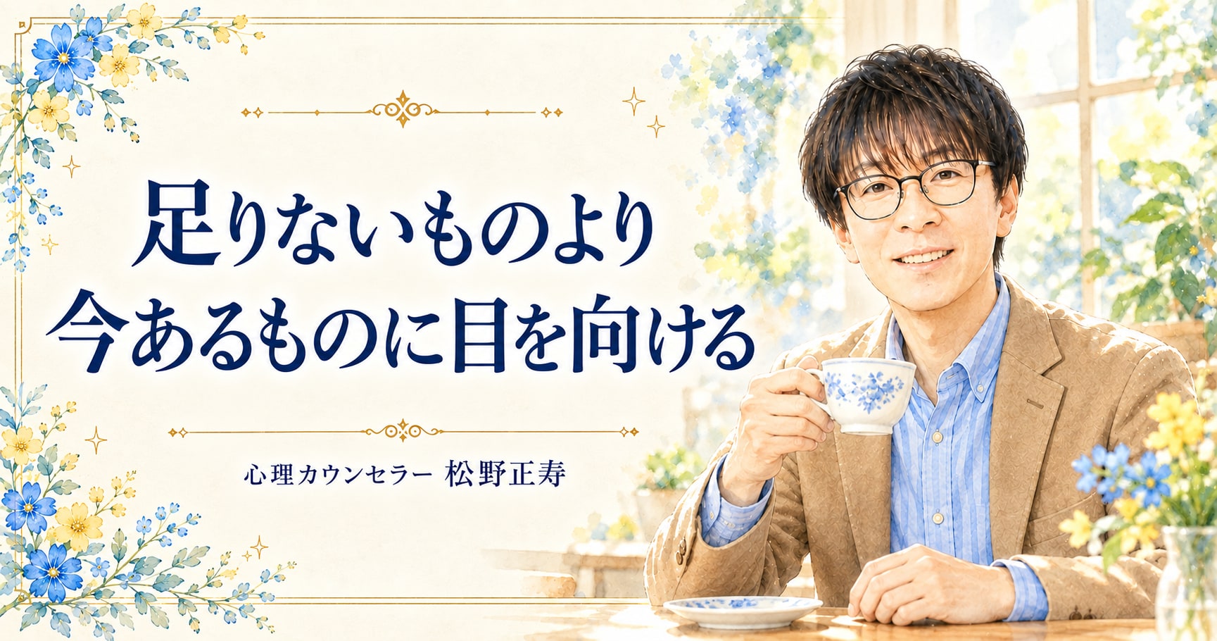 足りないものより 今あるものに目を向ける