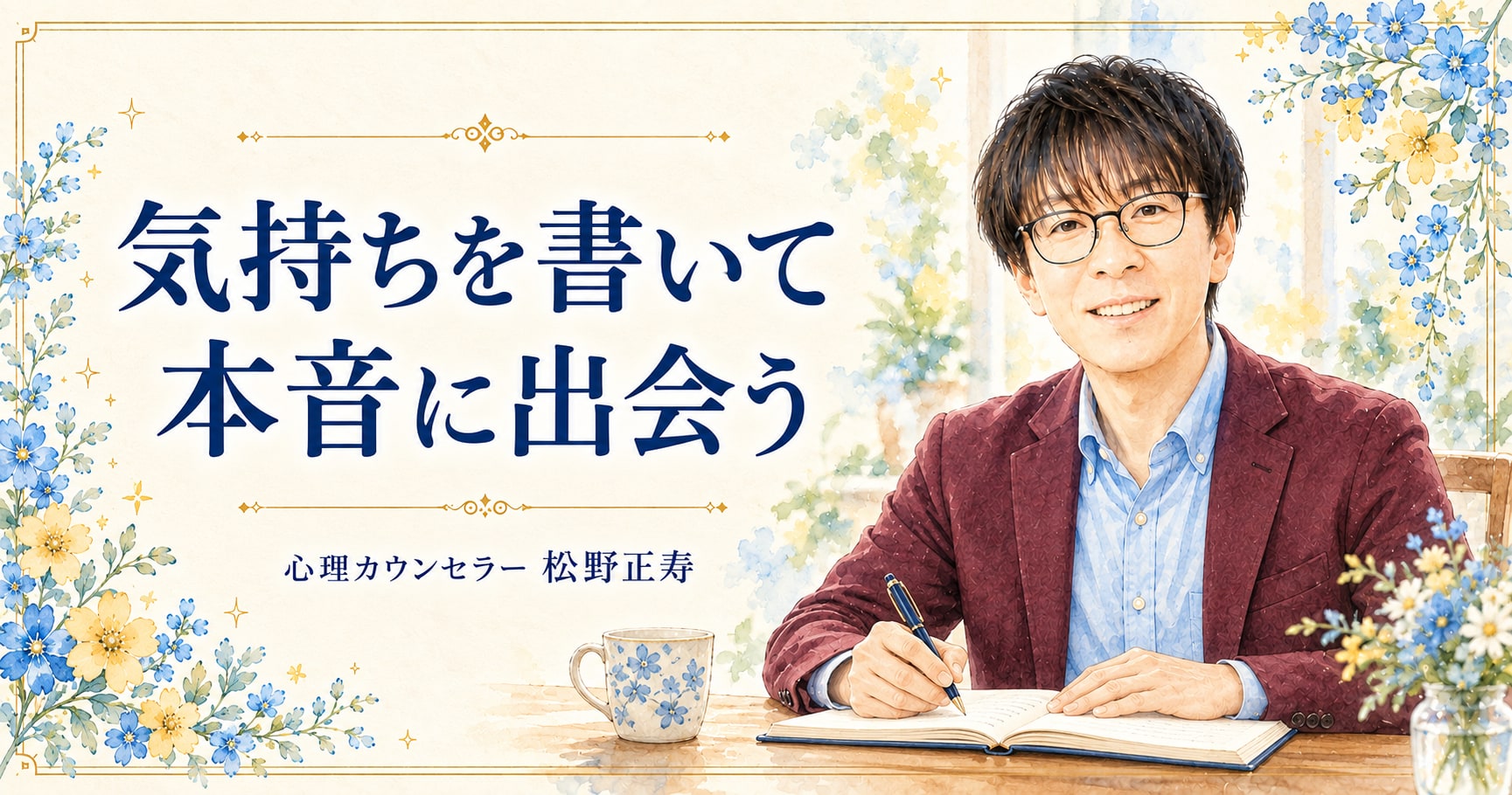 気持ちを書いて 本音に出会う