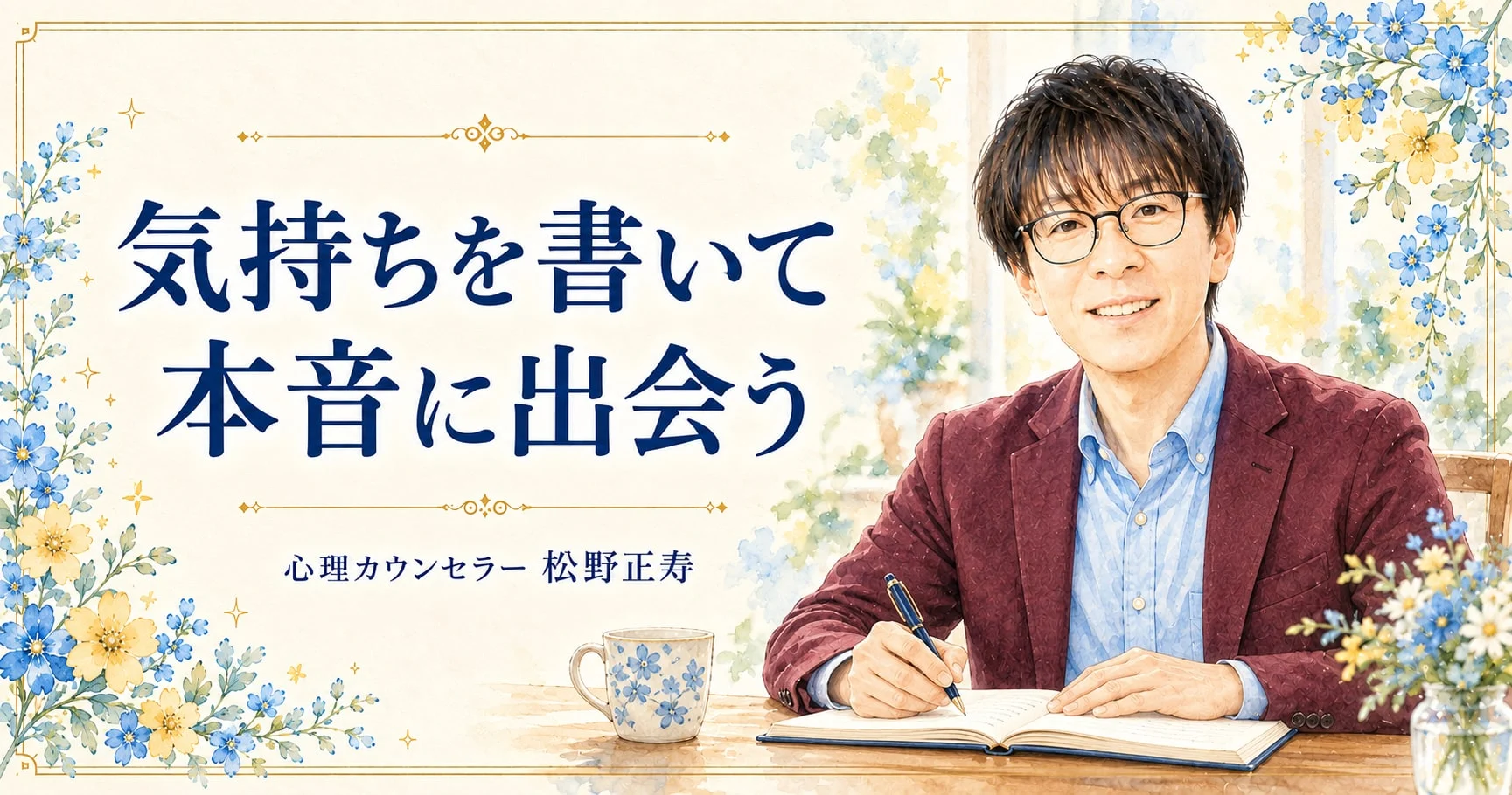 気持ちを書いて 本音に出会う