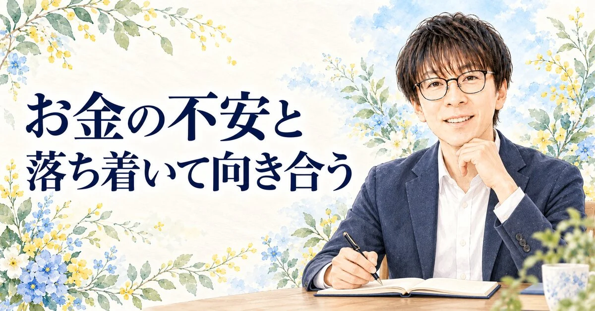 お金の不安と 落ち着いて向き合う